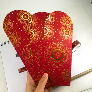 カスタム結婚式パッド入り赤い封筒中国の新年の包装