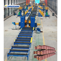 Machine d'assemblage de faisceau en H Zhouxiang Ligne de production automatique à guichet unique pour poutres en H