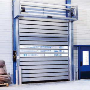 Puerta Enrollable Automática Comercial Personalizada, Resistente al Viento, Fabricada en Aleación <span class=keywords><strong>de</strong></span> Aluminio - Product Image 4