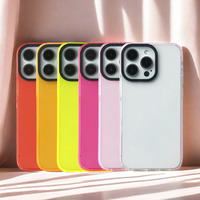 Coque de téléphone personnalisée avec logo d'appareil photo, transparente en TPE, anti-chute, vente en gros, pour iPhone 17 16 15 14 13 Pro Max