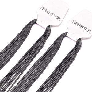 Cadena de Serpiente Plana de Acero Inoxidable de 2mm, 45cm, 50cm, 55cm, 60cm, Componente para la Fabricación de Joyas y Colgantes - Product Image 4