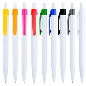 ปากกาลูกลื่นพลาสติกหลายสีปากกาโลโก้แบบพับเก็บได้ - Product Image 2