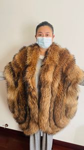 Abrigo de Piel de Mapache de Moda, Abrigos de Mujer - Product Image 3