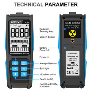 Mestek NC03 Nuclear Radiation Detector Handheld Contador Dosímetro De Emissão Incluem Bateria <span class=keywords><strong>Geiger</strong></span> Contador X-ray Beta Gamma - Product Image 4