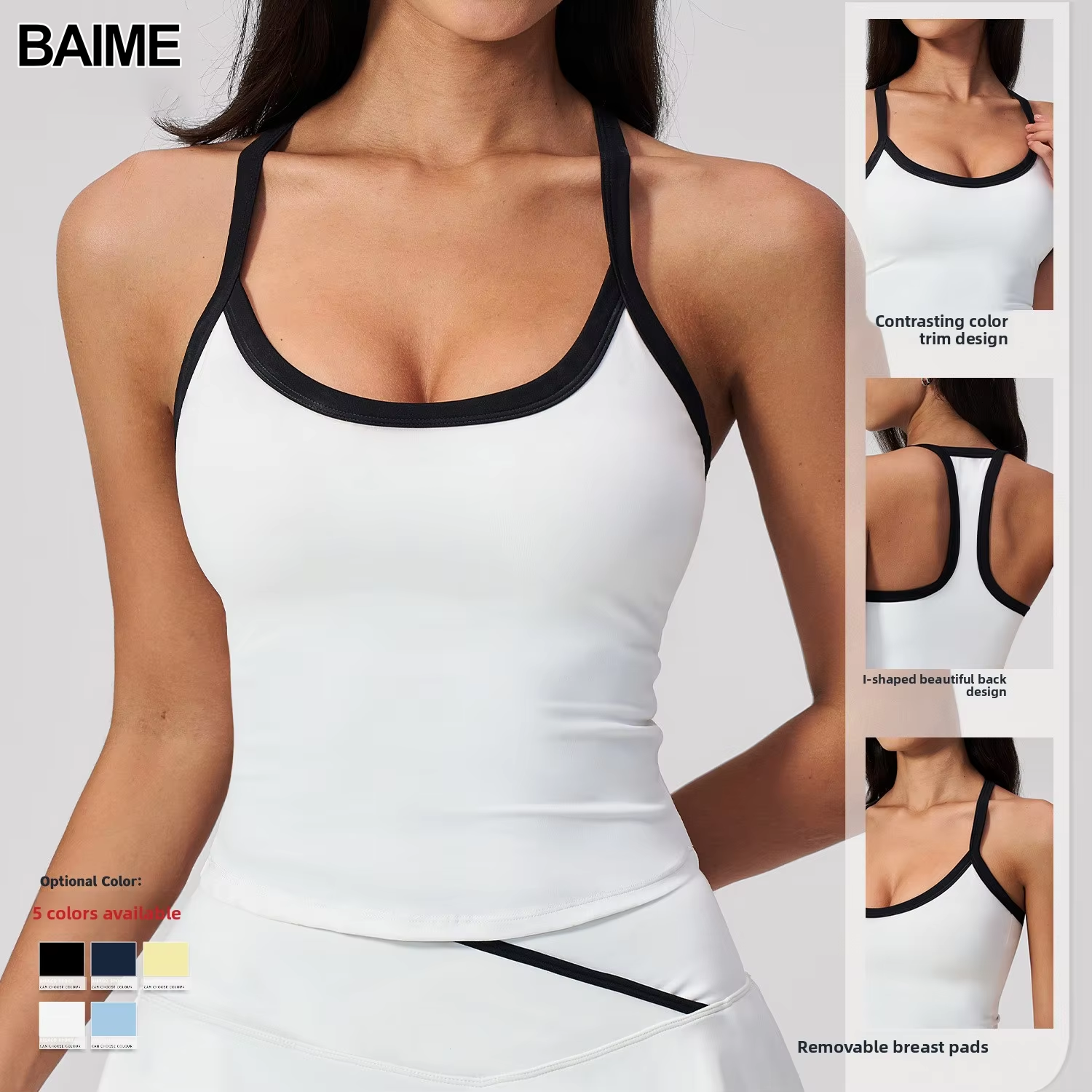 Women's Yoga Short Top Gathers Sexy Seamless Breathable Quick Drying Lightweight Running and Fitness Vest