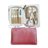 Ensemble de manucure WELLFLYER MS-753 coupe-ongles kit de pédicure-10 pièces kit de manucure en acier inoxydable, kits de toilettage professionnels