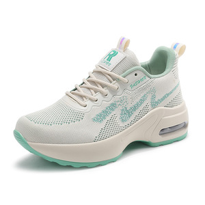 Zapatillas Deportivas de Malla con Tacón Oculto para Mujer, Transpirables, Ligeras, con Amortiguación, Blancas, con Suela Gruesa, para Baile Ghost-Step - Product Image 5