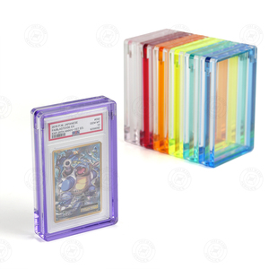 Colorful Clear Collectible Graded <b>Card</b> Holder Sports <b>Card</b> PSAs <b>Protector</b> - Product Image 4