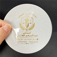 Autocollant personnalisé BOTU en vinyle imperméable, durable, avec estampage à chaud, transfert à froid, impression UV, 3D, étiquette transparente en cristal