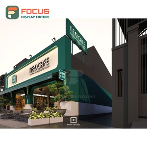 ตู้โชว์กาแฟระดับมืออาชีพ แผงกระจกนิรภัย ช่องแสดงอุปกรณ์เสริม ตู้โชว์ร้านกาแฟ - Product Image 1