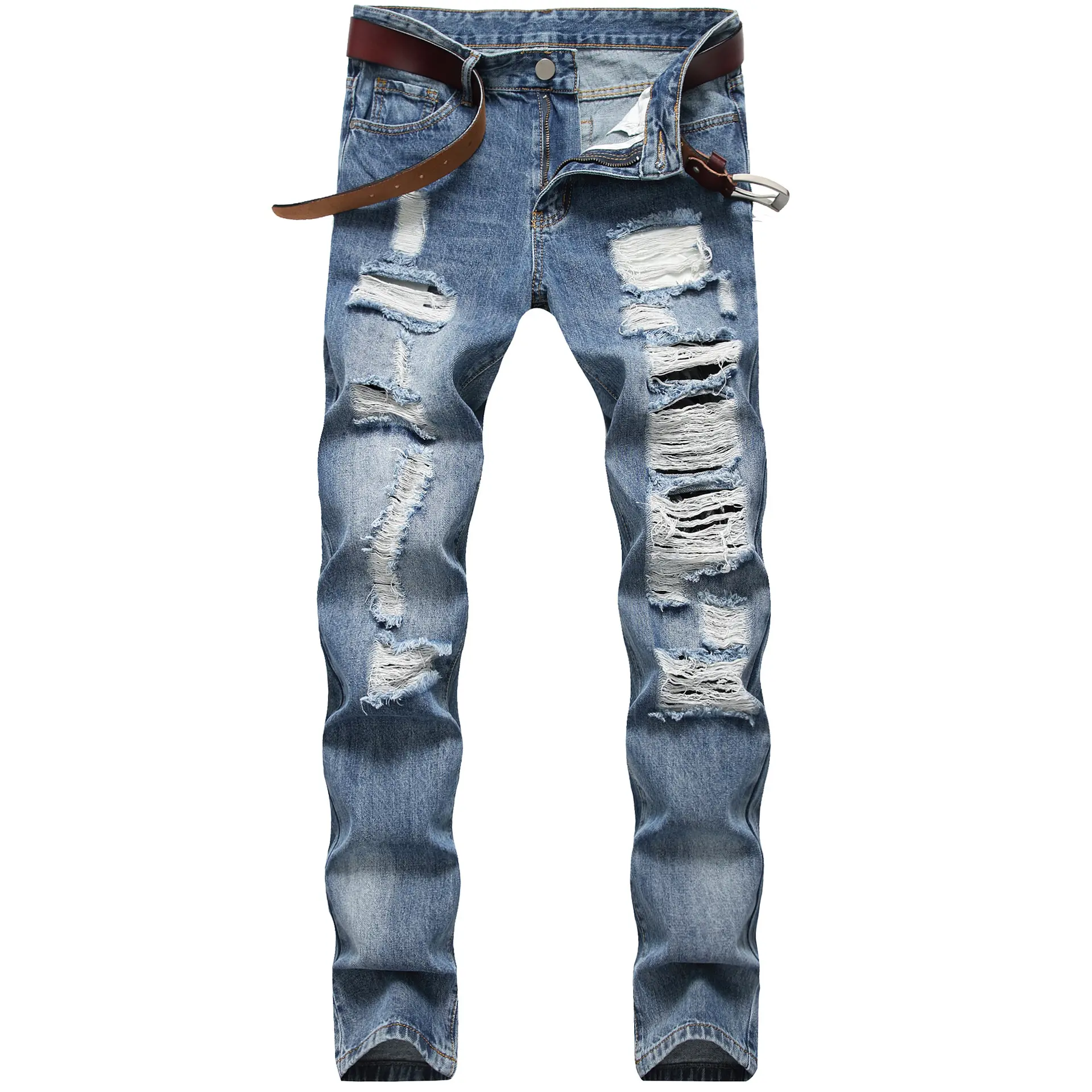 Shop High Quality Biker Jeans - Pantalones Para Hombre Vaqueros