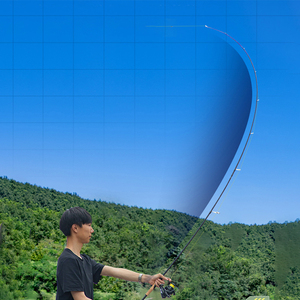 <span class=keywords><strong>Canne</strong></span> à pêche spinning en fibre de carbone 2,7M 3,0M M/MH avec anneaux Fuji O, 2 brins, pour la pêche en mer au bar et à la perche - Product Image 6