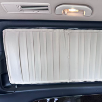 Pare-soleil de luxe en suède pour fourgonnette professionnelle, camping-car, visière latérale manuelle ou électrique, isolation thermique, protection UV, intimité