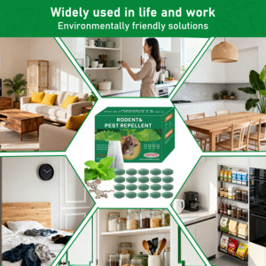 24 Pack Natural Peppermint Oil <b>Mice</b> Balls for Rodents <b>Mouse</b> Repellent Best Deterrent for Rats Basement Attic Office Garages - Product Image 6