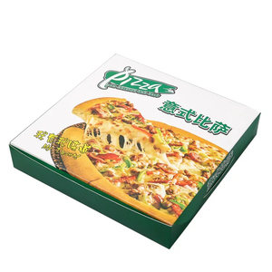 Caja de cartón corrugado personalizada de 12 pulgadas para pizza congelada, contenedor de embalaje de alimentos para cadena de frío, reciclable, con logotipo, tamaño y ranuras personalizables - Product Image 2