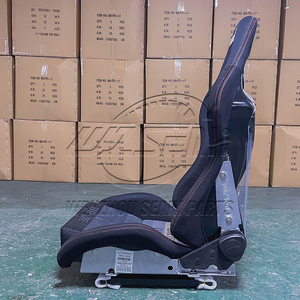 Sedili Auto da Corsa Sportivi a Guscio Reclinabili Universali Bride WZSEAHI Neri di Alta Qualità - Product Image 3