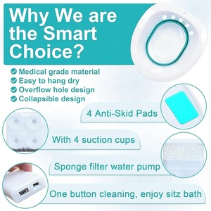 Bain de siège électrique NZMAN pour soins post-partum, kit de bain de siège à rinçage automatique pour femmes, bain de siège universel pour hémorroïdes - Product Image 4