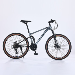 Bicicleta de Montaña con Cuadro de Acero de Alto Contenido de Carbono, Suspensión Completa, Frenos de Disco Dobles, <span class=keywords><strong>27.5</strong></span> Pulgadas, 27 Velocidades, <span class=keywords><strong>Horquilla</strong></span> de Aleación de Aluminio para Adultos - Product Image 2