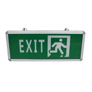 Signalisation de sortie LED d'urgence, tension nominale 180V-245V 50/60Hz, montage au plafond, simple/double face, avec autonomie de 90 à 120 minutes - Product Image 5