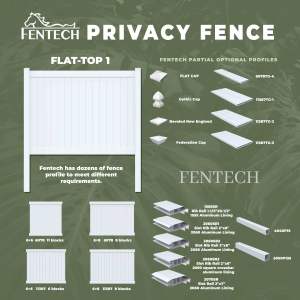 Заводская цена, 6*8 футов, виниловые панели для уличного забора - Product Image 2