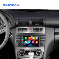 Autoradio Android Bingfan avec système de navigation GPS et lecteur DVD pour Mercedes-Benz CLK Classe C/W203/W209/C200K/C230 2004-2007 – Unité centrale stéréo