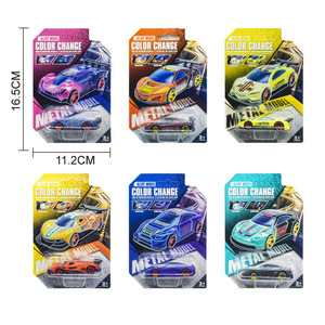Modèles de voitures de course thermochromiques en alliage 1/64 pour garçons de 8 à 13 ans, mini voitures miniatures en <span class=keywords><strong>m</strong></span>étal à rétrofriction, jouets en <span class=keywords><strong>m</strong></span>étal moulé sous pression - Product Image 4