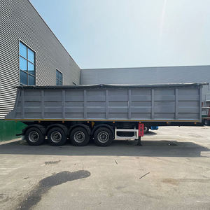 Semi-remorque benne basculante arrière sur mesure, neuve, 2 essieux, 50 tonnes, en acier - Product Image 6