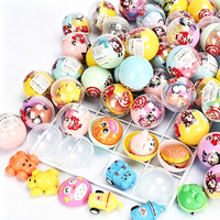Jouets en capsule surprise mixtes amusants 60/75 mm, coquille transparente en métal, cadeaux pour fêtes d'anniversaire japonaises, récompenses, remplissage de piñata