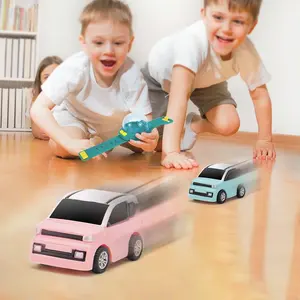 Vendita calda controllo dell'orologio piccola auto elettrica giocattoli per bambini auto più piccolo telecomando orologio RC auto per bambini batteria all'aperto 200m