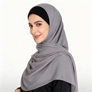 Fashionable High Quality Polyester Hijab for Muslim Women Soft <b>Scarf</b> Everyday Use Comfortable Wear - Product Image 1