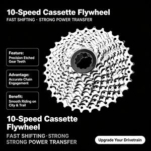 <span class=keywords><strong>Cassette</strong></span> de vélo universelle multi-vitesses résistante à l'usure, 10, <span class=keywords><strong>30</strong></span>, 32 dents, pour VTT, vélo de route et vélo à pignon fixe - Product Image 5