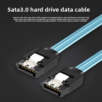 Lot de six câbles de données Minisas en cuivre SATA 7 broches vers SATA 7 broches, 1 mètre, modèle XY7702001, pour serveurs informatiques et disques durs