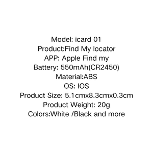 IOS uyumlu çok fonksiyonlu akıllı cihaz Bluetooth bulucu ve etiketimi bul - Product Image 3