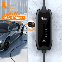 Stasiun Pengisian Daya Mobil Feyree 3.5KW 16A Konektor EV AC Level 2 Tipe 2 Tipe 1 GBT NACS Pengisi Daya EV Rumah untuk Mobil Tesla