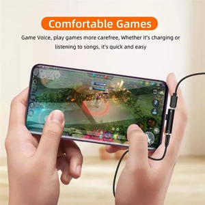 EONLINE 3D pour <span class=keywords><strong>iphone</strong></span> 15 Pro Max <span class=keywords><strong>Mini</strong></span> 2 en 1 Type C à 3.5mm <span class=keywords><strong>Jack</strong></span> Adaptateur audio pour écouteurs pour convertisseur de charge de casque - Product Image 4