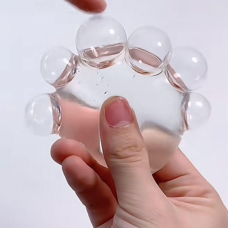 Crystal Ball DIY Bubble Squeeze Toy TikTok Inspired Stress Relief Bubble Slow Rebound Toy Made EVA Material for Kids 5 7 Years