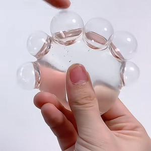 Balle de cristal DIY, jouet à bulles à presser, inspiré de TikTok, jouet anti-stress à bulles à rebond lent, fabriqué en matériau <span class=keywords><strong>EVA</strong></span> pour enfants de 5 à 7 ans - Product Image 1
