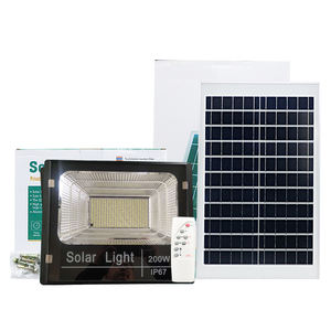 Reflector Proyector Solar con Control Remoto IP65 de 200W, Luz LED Solar de Aluminio de 100W 300W - Product Image 3