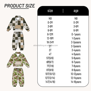 Tracksuit Kids Polyester half zip Camo Print Windproof <b>Thermal</b> <b>Boys</b> Girls Wholesale Clothing Jogging Suit - Product Image 5