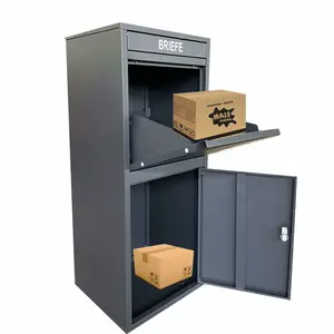 Nieuwe Stijl Duitsland Groothandel Tall Grote Metalen Outdoor Krant Brief Box Postbus Mailbox Fabrikant