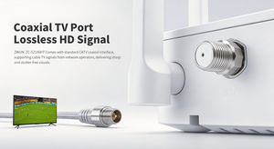 HG8247H5 ZTE VSOL OMCI CATV ทริปเปิลเพลย์ WiFi6 AX3000 XPON ONT 4GE+1POTS+USB ดูอัลแบนด์ FTTH โซลูชั่น ISP สำหรับเราเตอร์ - Product Image 2