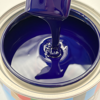 Peinture automobile acrylique polyuréthane haute brillance, revêtement de voiture en spray 2K, finition bleue standard, peinture pour meubles
