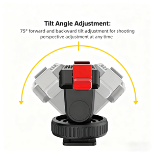 Takenoken Mini soportes de cámara magnético de liberación rápida ajustable 1/4 \ "Adaptador de zapata fría de rosca para DJI <span class=keywords><strong>OSMO</strong></span> 360/Action <span class=keywords><strong>5</strong></span> Pro/4/3 - Product Image 3