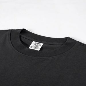 เสื้อยืดผู้ชายคุณภาพสูงสำหรับฤดูร้อน แบบเรียบ สามารถสกรีนโลโก้ได้ ผ้าฝ้าย 100% เสื้อยืดโอเวอร์ไซส์ 300gsm สกรีนลาย เสื้อยืดโอเวอร์ไซส์แบบยูนิเซ็กซ์ - Product Image 4