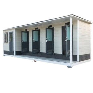 Toilettes portables en panneaux sandwich, design moderne, écologiques, pour usage public, toilettes extérieures - Product Image 1