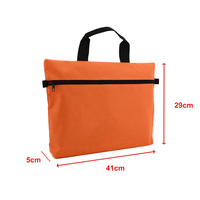 2025 Logo personnalisé 600D Polyester portefeuille dossier unisexe fichier A4 taille Document sac de rangement Documents promotionnels sac de rangement