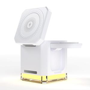 Chargeur sans fil 3 en 1 à rotation tactile, nouvelle arrivée, vente chaude, 15W, rotation automatique, magnétique, matériau PC, chargeur de montre intelligente - Product Image 2