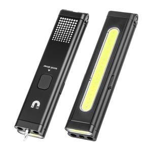 Lampe de travail <span class=keywords><strong>LED</strong></span> COB portable rechargeable 9 modes, ultra-mince, avec design pliable et tournevis intégré, pour camping, randonnée, lampe torche EDC - Product Image 2