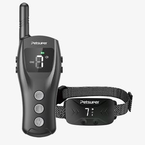 हॉट सेलिंग रिचार्जेबल इलेक्ट्रिक रिमोट डॉग कॉलर कस्टम एंटी-बार्क प्रशिक्षण उपकरण कंपन सदमे में वाटरप्रूफ प्लास्टिक - Product Image 1