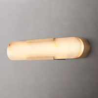 Applique Murale Alabaster Melange pour Chevet, Lampe Murale de Luxe pour Chambre à Coucher, Éclairage Tendance et Décoration Intérieure